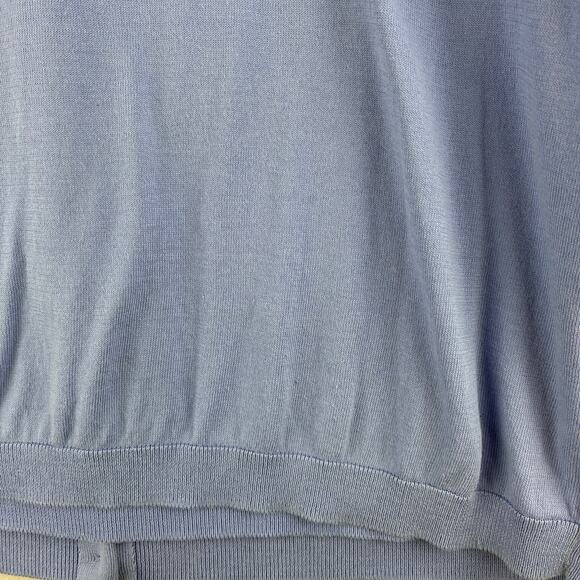 Talbots 2Pc Button Up Sweater Tank Set Women’s 3XP Periwinkle Blue 3/4 Slv READ - Picture 16 of 16